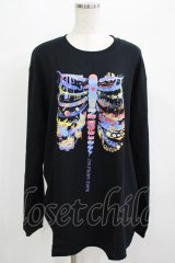 QOOZA / QOOZA×zumi Costal Long Sleeve Tee  黒 H-25-07-06-030-PU-TO-KB-ZH