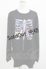 QOOZA / QOOZA×zumi Costal Long Sleeve Tee  黒 H-25-07-06-030-PU-TO-KB-OS