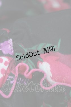 画像4: MILK / Fruites a la modeサテンドレス  ブラック H-25-07-07-026-ML-OP-KB-ZH