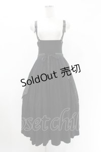 Rozen Kavalier / プリントノースリーブワンピース  黒 H-25-07-07-027-OO-OP-KB-ZH