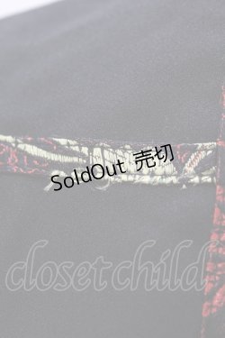 画像3: Ozz oneste / 刺繍つけ襟  桜刺繍黒 H-25-07-07-005-OO-ZA-KB-ZH