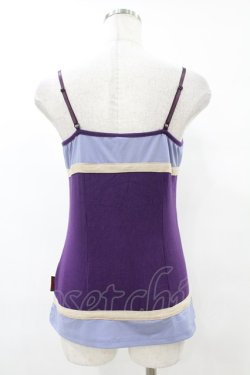 画像2: Ozz oneste / チャイナ刺繍キャミソール　  紫 H-25-07-07-039-OO-TO-KB-ZH