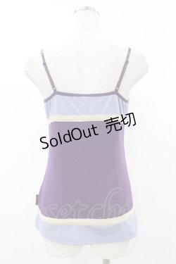 画像2: Ozz oneste / チャイナ刺繍キャミソール　  紫 H-25-07-07-039-OO-TO-KB-ZH