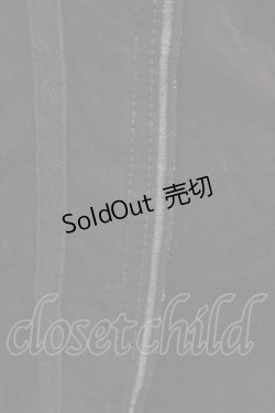 画像3: Ozz Croce / 襟付きデニム切替ベスト  黒×青 H-25-07-07-041-OO-TO-KB-ZH