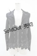 Rozen Kavalier / 襟刺繍ボーン入ジャケット  黒 H-25-07-07-048-OO-JA-KB-ZH