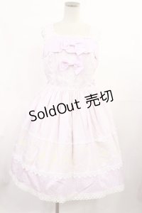 BABY,THE STARS SHINE BRIGHT / アリスのティーパーティージャンパースカート Free ピンク H-25-07-07-1001-BA-OP-NS-ZH