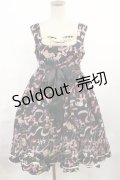 metamorphose / TOY BOXハイウエストジャンパースカート Free ブラック H-25-07-07-1003-ME-OP-NS-ZH