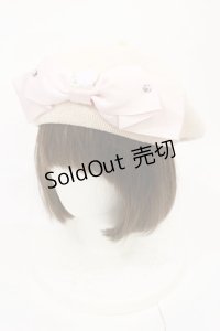 Enchantlic Enchantilly / リボンベレー帽  ピンク H-25-07-07-1037-LO-AC-NS-ZH