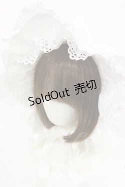 画像1: BABY,THE STARS SHINE BRIGHT / うさみみボンネット  オフ H-25-07-07-1039-BA-AC-NS-ZH