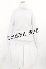 LIZ LISA / サイドリボンニット×ワンピース Free ブルー H-25-07-07-1004-LO-OP-NS-ZH