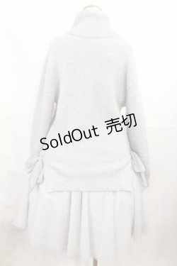 画像2: LIZ LISA / サイドリボンニット×ワンピース Free ブルー H-25-07-07-1004-LO-OP-NS-ZH