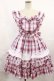 画像1: Angelic Pretty / Heart胸あて付スカート(タータン) Free ピンク H-25-07-07-1009-AP-OP-NS-ZH (1)
