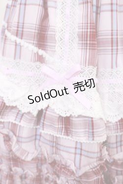 画像5: Angelic Pretty / Heart胸あて付スカート(タータン) Free ピンク H-25-07-07-1009-AP-OP-NS-ZH