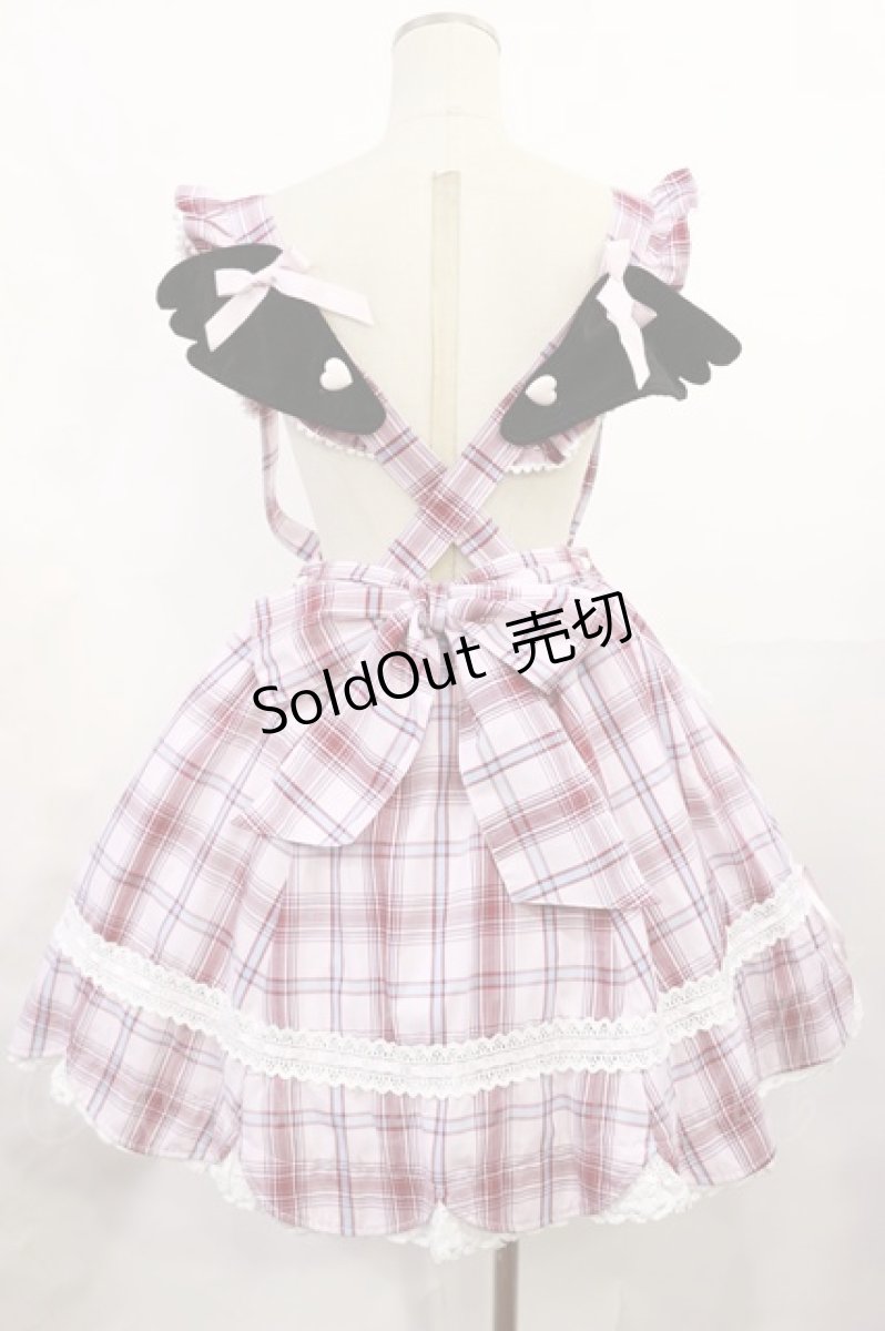 画像3: BABY,THE STARS SHINE BRIGHT / Sweet Wingタータンチェックスカート Free ピンク H-25-07-07-1010-BA-SK-NS-ZH (3)