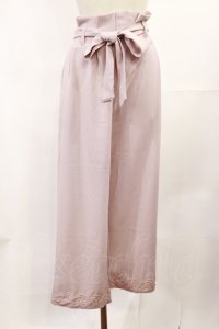 axes femme / ウエストリボンパンツ M ピンク H-25-07-07-1018-AX-PA-NS-ZH