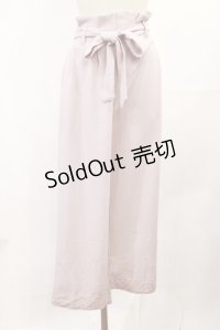 axes femme / ウエストリボンパンツ M ピンク H-25-07-07-1018-AX-PA-NS-ZH