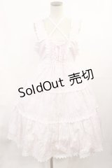 BABY,THE STARS SHINE BRIGHT / からみ3段ティアードジャンパースカート Free ピンク/ピンク H-25-07-07-1002-BA-OP-NS-ZH