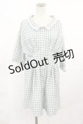 axes femme / ウエストタック入りチュニ M ミント H-25-07-07-1020-AX-OP-NS-ZH