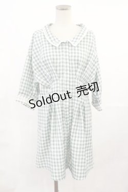 画像1: axes femme / ウエストタック入りチュニ M ミント H-25-07-07-1020-AX-OP-NS-ZH