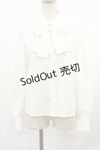 Jamie エーエヌケー / ダブルカラーブラウス M オフ H-25-07-07-1027-LO-BL-NS-ZH