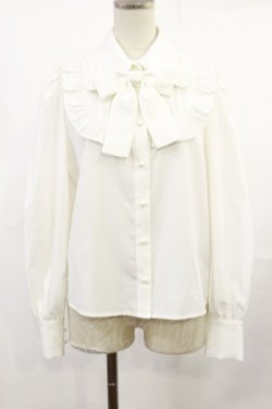 画像1: Jamie エーエヌケー / ダブルカラーブラウス M オフ H-25-07-07-1027-LO-BL-NS-ZH