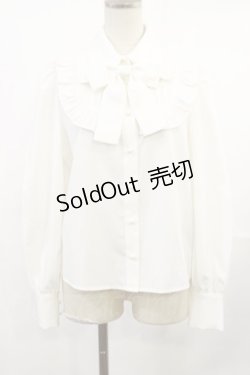 画像1: Jamie エーエヌケー / ダブルカラーブラウス M オフ H-25-07-07-1027-LO-BL-NS-ZH