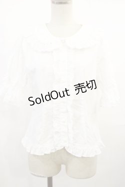 画像1: BABY,THE STARS SHINE BRIGHT / うさくみゃちゃんのSweet Strawberryブラウス Free オフ H-25-07-07-1028-BA-OP-NS-ZH