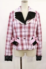 BABY,THE STARS SHINE BRIGHT / Sweet Wingタータンチェックジャケット Free ピンク H-25-07-07-1032-BA-JA-NS-ZH