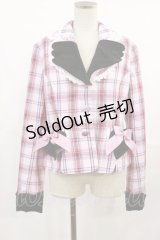 BABY,THE STARS SHINE BRIGHT / Sweet Wingタータンチェックジャケット Free ピンク H-25-07-07-1032-BA-JA-NS-ZH