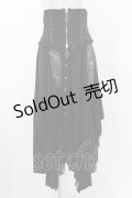 Ozz On / レース切替マルチオーバーコルセット  黒 H-25-07-07-008-OO-SK-KB-ZH