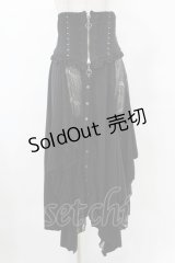 Ozz On / レース切替マルチオーバーコルセット  黒 H-25-07-07-008-OO-SK-KB-ZH