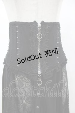 画像4: Ozz On / レース切替マルチオーバーコルセット  黒 H-25-07-07-008-OO-SK-KB-ZH