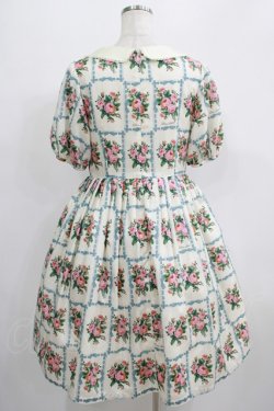 画像3: Leur Getter / Rose Card袖付きワンピース M オフ白 H-25-07-08-1003-LU-OP-KB-ZH