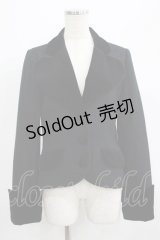 PEACE NOW / 別珍切替ウールジャケット  黒 H-25-07-08-1032-PU-JA-KB-ZH