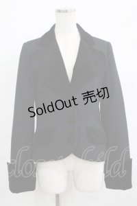 PEACE NOW / 別珍切替ウールジャケット  黒 H-25-07-08-1032-PU-JA-KB-ZH