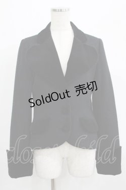 画像1: PEACE NOW / 別珍切替ウールジャケット  黒 H-25-07-08-1032-PU-JA-KB-ZH