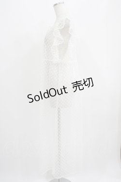 画像2: merry jenny / チュールレースシアーワンピース  白 H-25-07-08-1038-LO-OP-KB-ZH