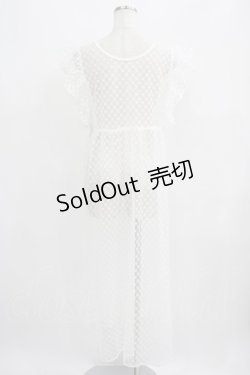 画像3: merry jenny / チュールレースシアーワンピース  白 H-25-07-08-1038-LO-OP-KB-ZH