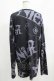 画像3: NieR Clothing / プリントロングトップス  黒 H-25-07-08-1046-PU-TO-KB-ZH (3)