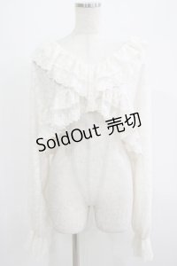 merry jenny / スカラップfrillボレロ F アイボリー H-25-07-08-1055-LO-TO-KB-ZH