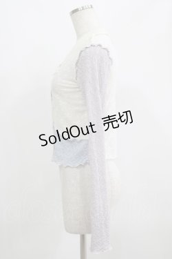 画像2: merry jenny / fog color blocking cardigan F ミックス H-25-07-08-1057-LO-TO-KB-ZH