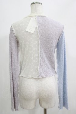 画像3: merry jenny / fog color blocking cardigan F ミックス H-25-07-08-1057-LO-TO-KB-ZH