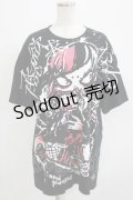 HYPER CORE / 承認欲求がぁる2Tシャツ  黒 H-25-07-08-1059-PU-TO-KB-ZH