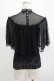 画像3: PUNK RAVE / Gothic Lace Shrug Shawl T-shirts F 黒 H-25-07-08-1060-PU-TO-KB-ZH (3)