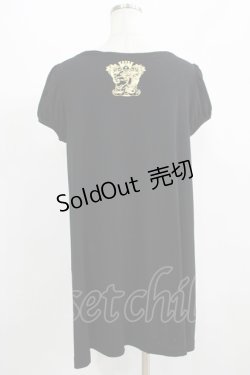 画像3: EXCENTRIQUE / Knightプリントワンピース F 黒 H-25-07-08-1061-EL-OP-KB-ZH