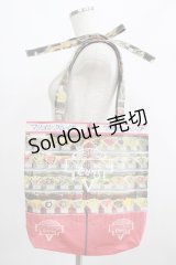 merry jenny / ショーウィンドウプリントトートBag   H-25-07-08-1064-LO-BG-KB-ZH