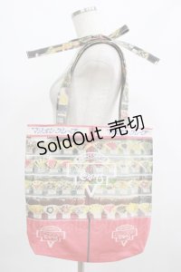 merry jenny / ショーウィンドウプリントトートBag   H-25-07-08-1064-LO-BG-KB-ZH