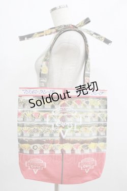 画像1: merry jenny / ショーウィンドウプリントトートBag   H-25-07-08-1064-LO-BG-KB-ZH