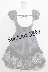 PUTUMAYO / パレード紋章フリルワンピース  黒 H-25-07-08-1007-PT-OP-KB-ZH
