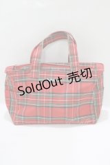 MILK / タータンチェックBAG  赤 H-25-07-08-1065-ML-BG-KB-ZH